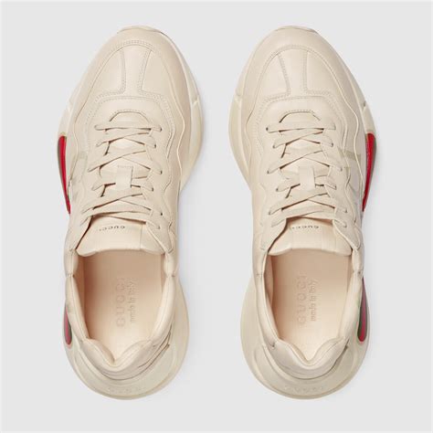 gucci sneakers tiger replica|Gucci rhyton leather sneakers.